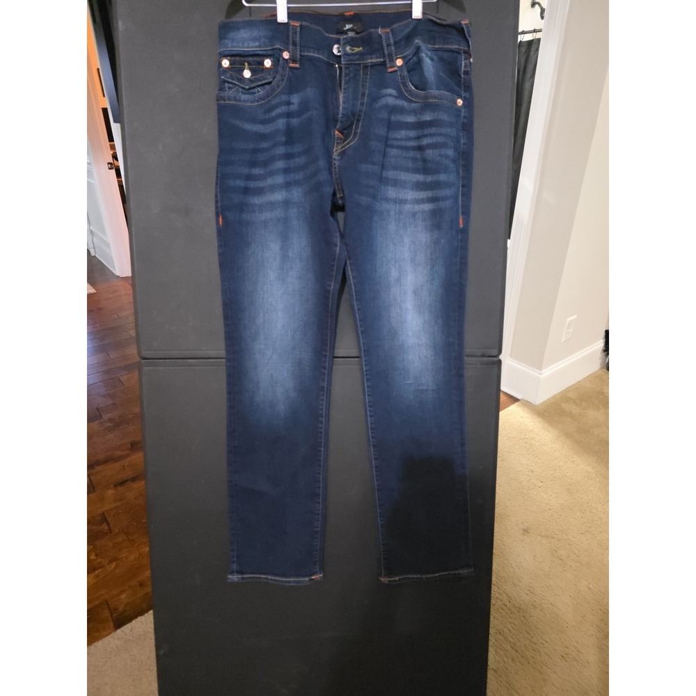 True Religion Ricky Straight Super T Jeans Mens 36x33